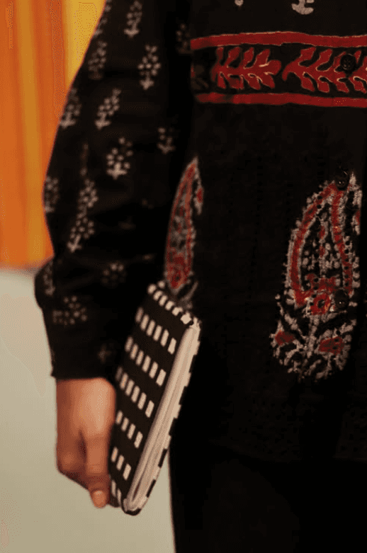 block print shirt view 3